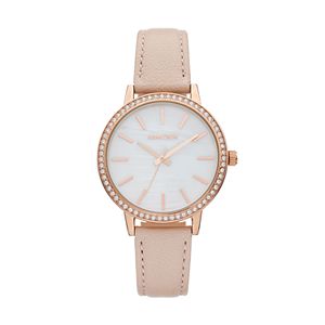 Armitron Women's Crystal Leather Watch - 75/5503MPRGBH