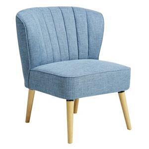 Pulaski Blue Channel Stitch Accent Chair