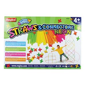 Roylco 300-pc. Straws & Connectors Neon Set