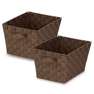 Honey-Can-Do 2-pack Small Woven Strap Totes