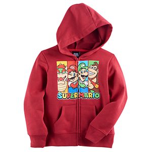 Boys 4-7 Super Mario Bros. Character Zip Hoodie