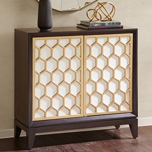 Madison Park Amrita Honeycomb Storage Cabinet