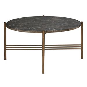 Madison Park Rowen Faux Marble Coffee Table