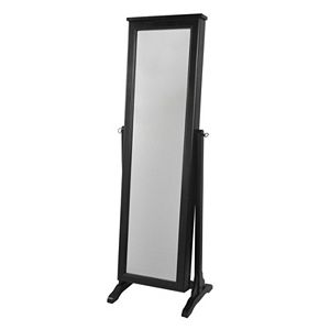 Decor Therapy Traditional Floor Mirror Jewelry Armoire