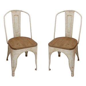 Decor Therapy Rustic Dining Chair 2-piece Set