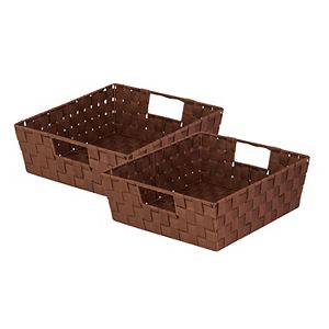 Honey-Can-Do 2-pack Woven Trays