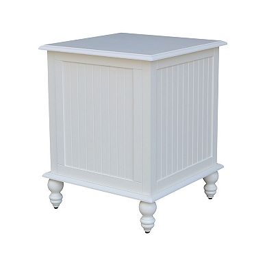International Concepts Cottage White End Table