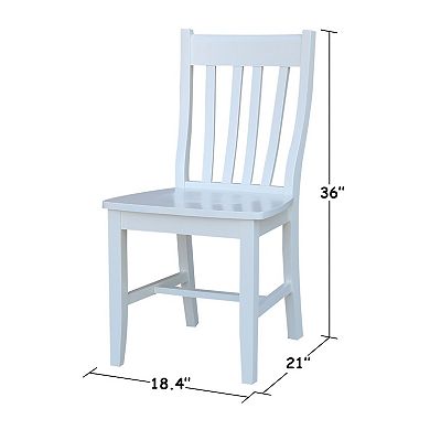 International Concepts Cafe Dining Chair 2-piece Set