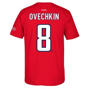 Men's Reebok Washington Capitals Alex Ovechkin 2017 Stanley Cup Playoffs Player Tee