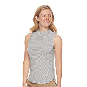Women's SONOMA Goods for Life™ Ribbed Mockneck Tank