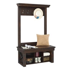 Altra Wildwood 5-Hook Entryway Storage Bench