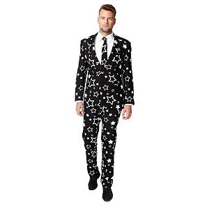 Men's OppoSuits Slim-Fit Starring Suit & Tie Set