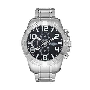 Armitron Men’s Stainless Steel Watch - 20/5168BKSV