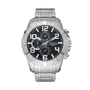 Armitron Men’s Stainless Steel Watch - 20/5168BKSV