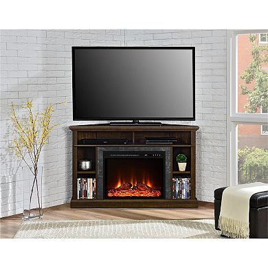 Altra Overland Electric Fireplace Corner TV Stand