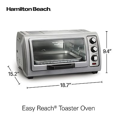 Hamilton Beach 6-Slice Easy Reach Toaster Oven