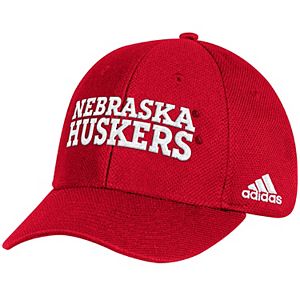 Adult adidas Nebraska Cornhuskers Structured Adjustable Cap