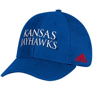 Adult adidas Kansas Jayhawks Structured Adjustable Cap