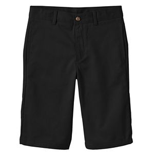 Boys 8-20 Husky Chaps Flat-Front Twill Shorts