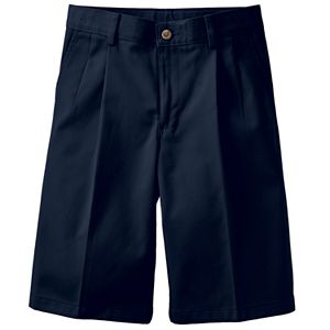 Boys 4-20 Chaps School Uniorm Pleated Twill Shorts