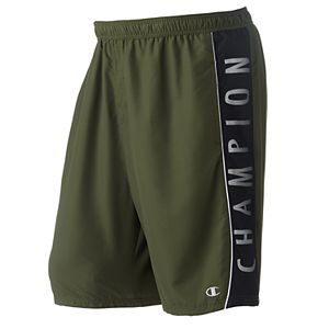 Big & Tall Champion Microfiber Logo Swim Trunks