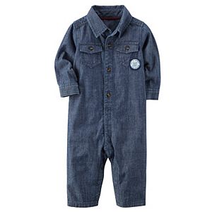Baby Boy Carter's Chambray Jumpsuit