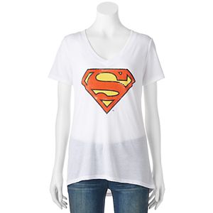 Juniors' DC Comics Superman Logo Graphic Tee