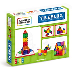 Tileblox Rainbow 30-pc. Magnetic Activity Board Set by Magformers