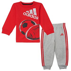 Baby Boy adidas All Sport Tee & Pants Set