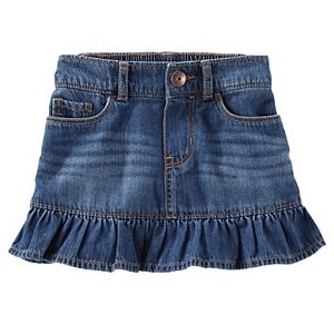 Toddler Girl OshKosh B'gosh® Ruffled Denim Skirt