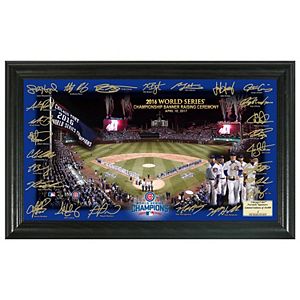 Highland Mint Chicago Cubs 2016 World Series Champions Banner Raising 12