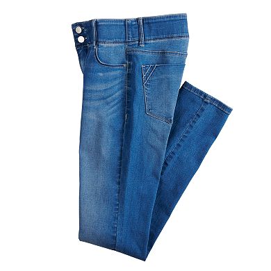 Apt. 9 Women's Size 14 Blue Tummy Control Waistband Bootcut Pants Mid Rise