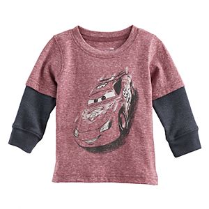 Disney / Pixar Cars Baby Boy Lightning McQueen Mock Layer Tee by Jumping Beans®