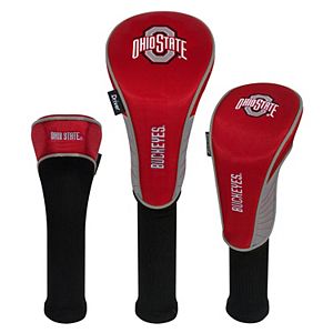 Team Effort Ohio State Buckeyes 3-Piece Club Head Cover Set