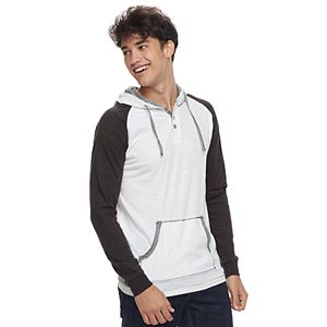 Men's Burnside Henley Hoodie