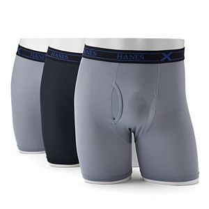 Men's Hanes 3-pack Ultimate X-Temp Stretch Performance Boxer Briefs