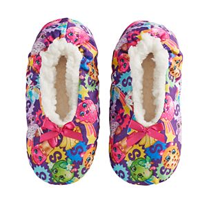 Girls 4-16 Shopkins Fuzzy Babba Slippers