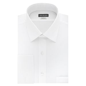 Men's Van Heusen Extreme White Endurance Regular-Fit French Cuff Dress Shirt