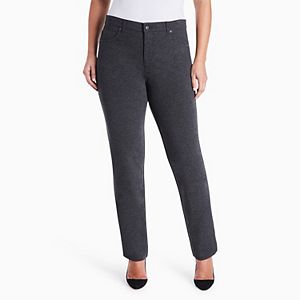 Plus Size Gloria Vanderbilt Amanda High-Rise Ponte Pants