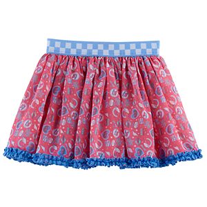 Disney / Pixar Cars 3 Lightning McQueen & Cruz Ramirez Toddler Girl Print Chiffon Skirt