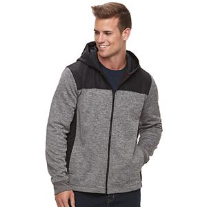 Men's Apt. 9® Mixed Media Quilted Hooded Jacket