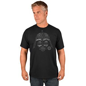 Men's Majestic Chicago Cubs Star Wars Darth Vader Tee