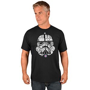 Men's Majestic Chicago Cubs Star Wars Storm Trooper Tee