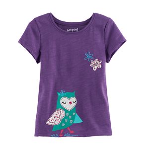 Toddler Girl Jumping Beans® Embroidered Animal Graphic Tee