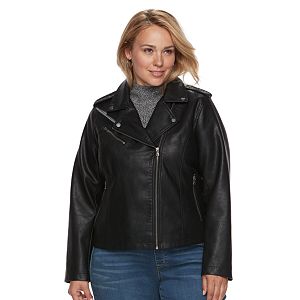 Plus Size Levi's Faux-Leather Jacket