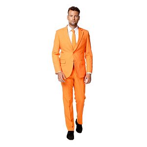 Men's OppoSuits Slim-Fit The Orange Suit & Tie Set