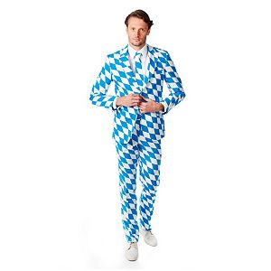 Men's OppoSuits Slim-Fit The Bavarian Suit & Tie Set