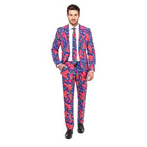 Men's OppoSuits Slim-Fit Fresh Prince Suit & Tie Set