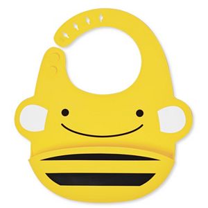 Skip Hop Animal Fold & Go Silicone Bib