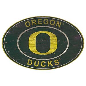 Oregon Ducks Heritage Oval Wall Sign